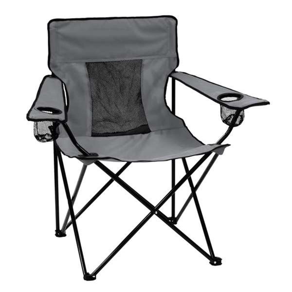 Logo Chair Plain Gray Elite Chair 001-12E-GREY